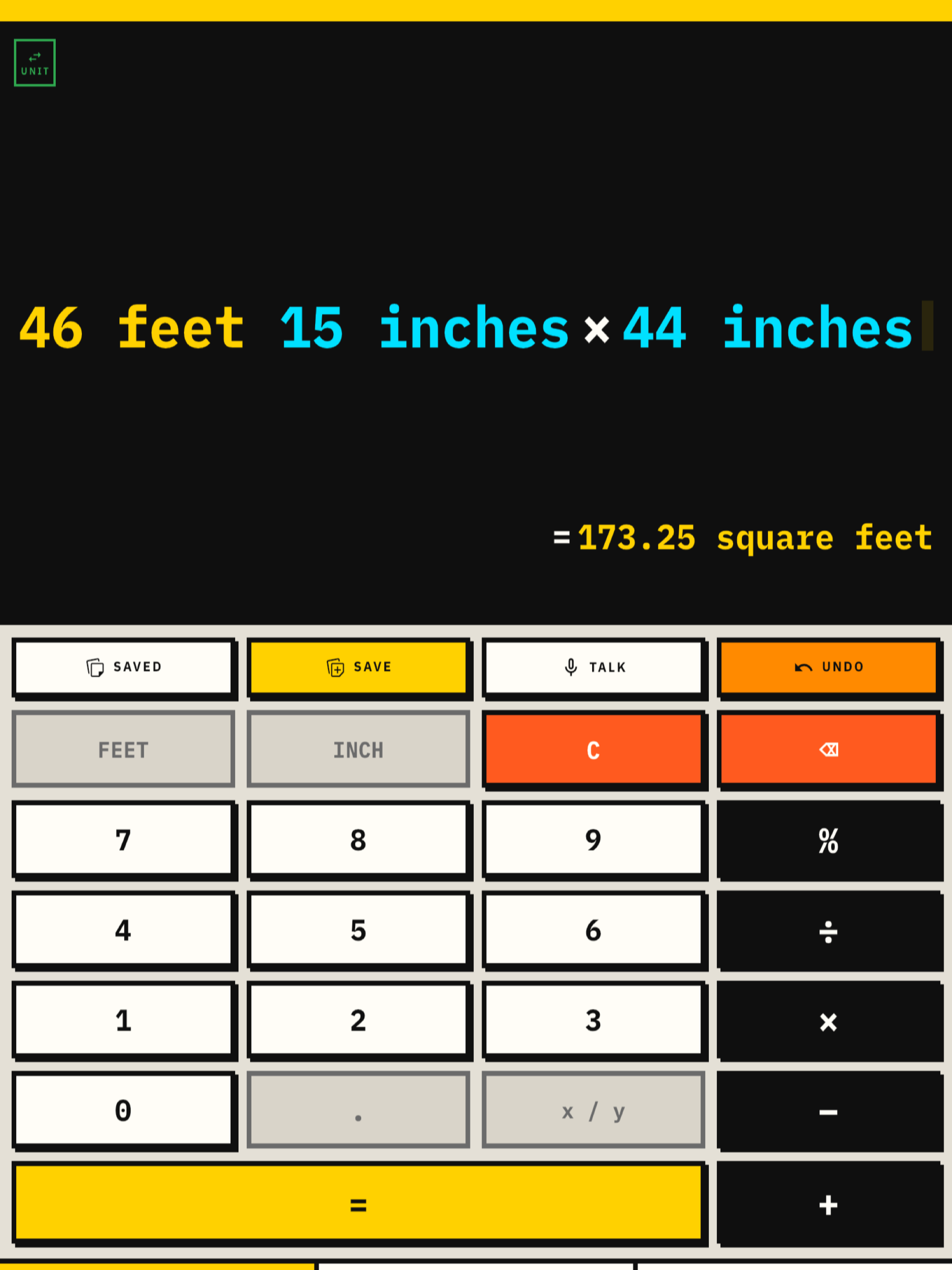 Plumb app on iPad